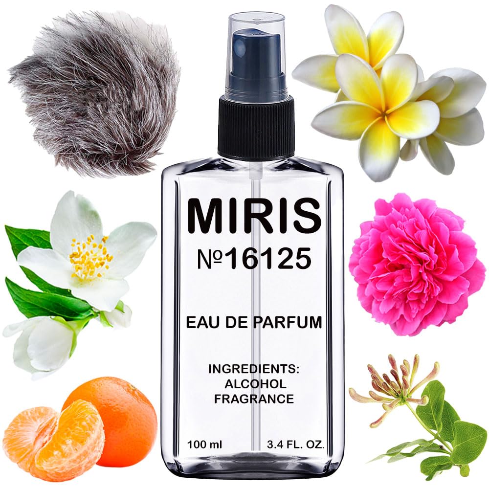 MIRIS No. 16125 perfume bottle front view, ideal for daily wear.