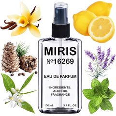 MIRIS No. 16269 bottle front, a refined fragrance for daily wear