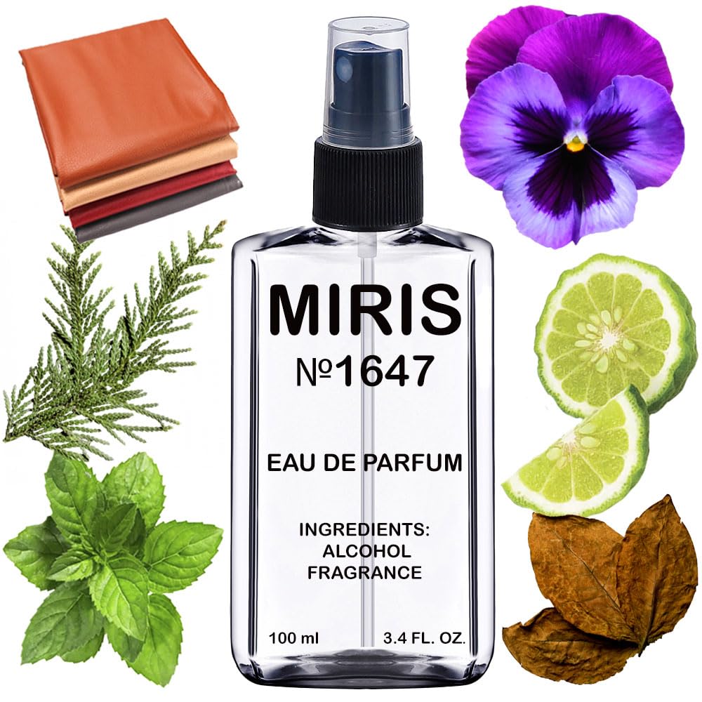 MIRIS No. 1647 bottle front shows woody-chypre presence for daily wear