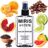 MIRIS No. 17378 bottle front view shows premium design for touch-up wear.