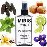 MIRIS No. 1892 bottle front view showing elegant design and scent promise