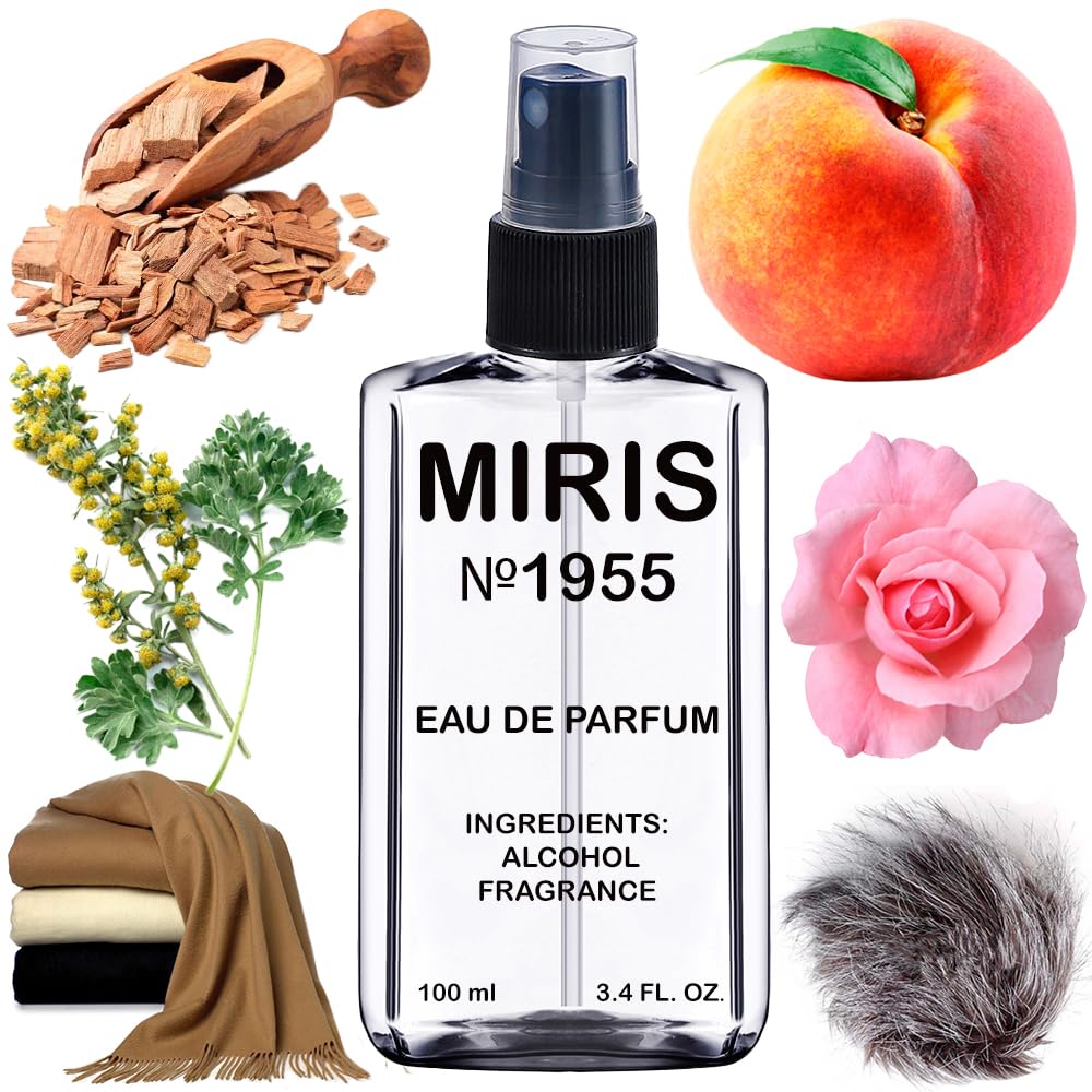 MIRIS No. 1955 bottle front view highlighting elegant design and premium impression