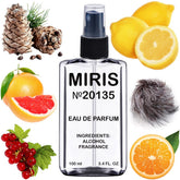 MIRIS No. 20135 front bottle view for a stylish vanity display.