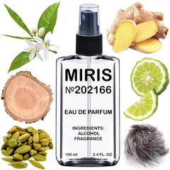 MIRIS No. 202166 bergamot Calabria bottle front shows citrus-inspired packaging