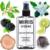 MIRIS No. 2044 bottle front view, ideal for daily wear with floral-woody musk profile.