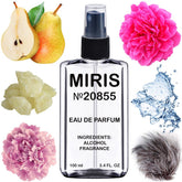 MIRIS No. 20855 bottle on display highlighting Cold Water Sea Rose inspiration and elegance