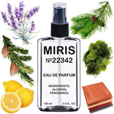 MIRIS No. 22342 bottle front view with premium gourmet scent.