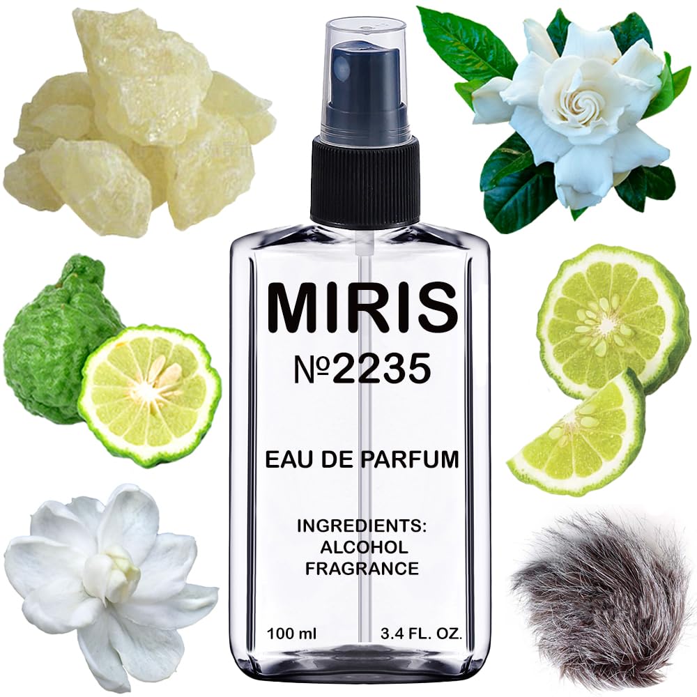 MIRIS No. 2235 Angel Gold bottle front view for lasting floral scent.