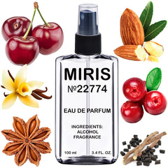 MIRIS No. 22774 bottle front, showcasing floral elegance for daily wear.