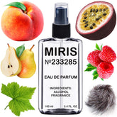 MIRIS No. 233285 Kirke-inspired bottle front view for versatile unisex fragrance, daily wear.