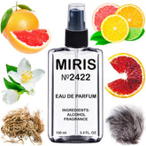 MIRIS No 2422 bottle front showcases premium design for confident daily wear