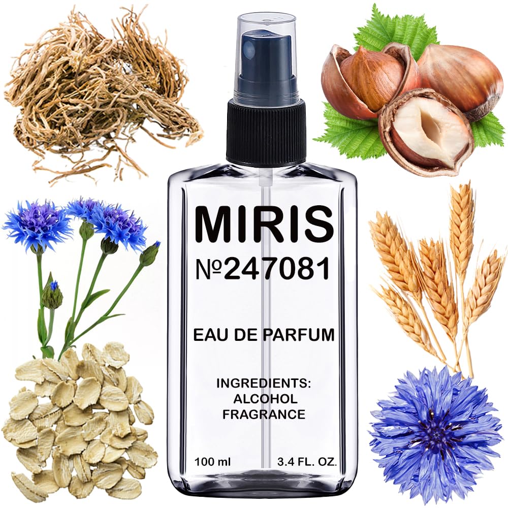 MIRIS No. 247081 bottle front view, premium design and scent quality.