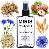 MIRIS No. 247081 bottle front view, premium design and scent quality.