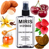 MIRIS No.25602 bottle pour reveals long-lasting fragrance.