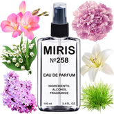 MIRIS No. 258 floral scent bottle, ideal for daily wear.