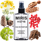 MIRIS No. 2716 royal oud bottle front exudes luxury and depth.