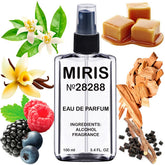 MIRIS No. 28288 bottle close-up highlighting premium glass and elegant cap