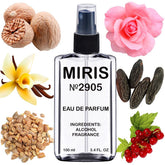 MIRIS No. 2905 bottle cap detail, premium finish for a refined look.