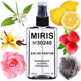 MIRIS No. 30240 bottle front view with lasting fragrance.