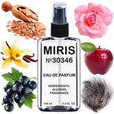 MIRIS No. 30346 bottle close-up showcasing elegant design and premium fragrance.