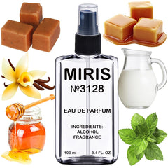 MIRIS No. 3128 full bottle on display, perfect for gifting.