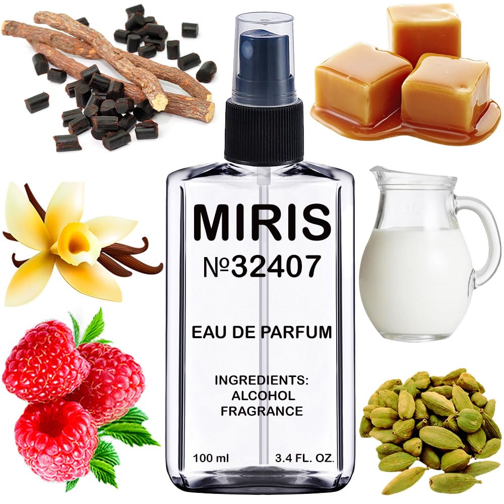 MIRIS No. 32407 bottle front, an elegant design suitable for gifting or personal collection.