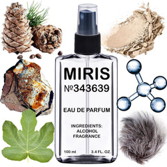 MIRIS No. 343639 bottle pour shows Casanova-inspired perfume for versatile wear