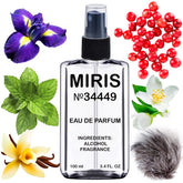 MIRIS No. 34449 bottle front view showing the chypre-floral blend and elegant design