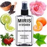 MIRIS No. 35469 bottle front shows a refined scent for daily wear
