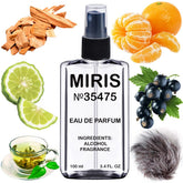 MIRIS No. 35475 bottle front showcases unisex fragrance for daily wear