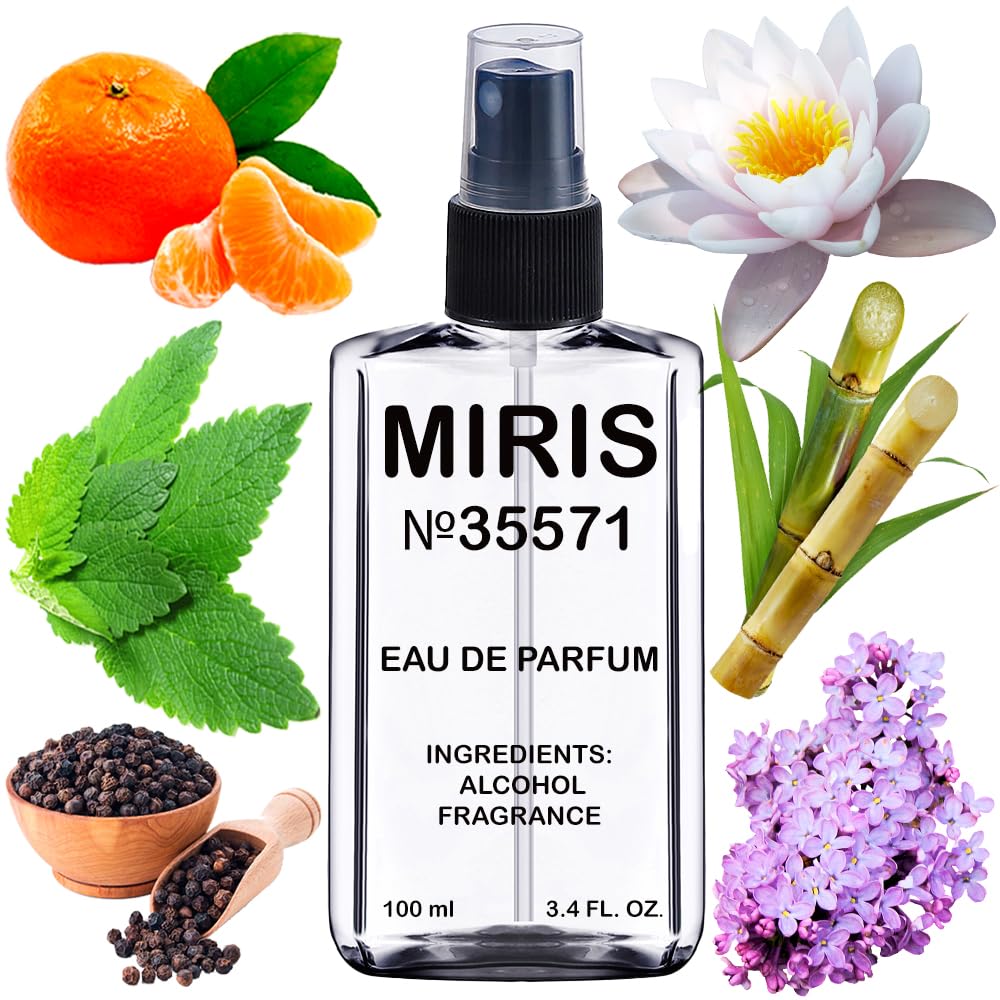MIRIS No. 35571 bottle front with premium branding for daily wear