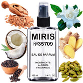 MIRIS No. 35709 Crystal Noir bottle-front, elegant daily fragrance presentation.