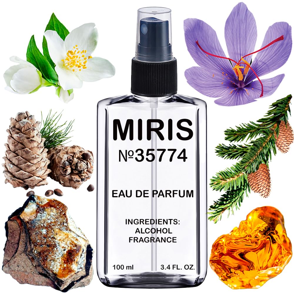 MIRIS No. 35774 bottle front view showcases a refined, long-lasting fragrance.