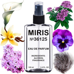 MIRIS No. 36125 bottle front view for everyday wear.