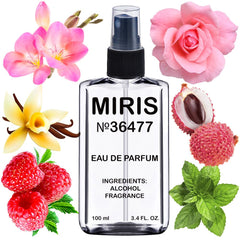 MIRIS No 36477 diamonds inspired bottle front, premium scent cue for elegant evenings
