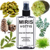 MIRIS No. 37715 bottle front, signaling a premium, long-lasting fragrance.