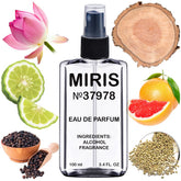 MIRIS No. 37978 bottle close-up highlighting premium long-lasting fragrance.