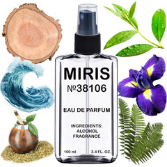 MIRIS No. 38106 spray bottle highlighting floral-woody-musk profile for evening wear