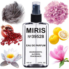 MIRIS No. 39528 bottle front view, elegant packaging for gifting or personal use.