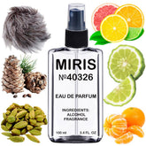 MIRIS No. 40326 bottle close-up showing premium oils for a refined daily scent