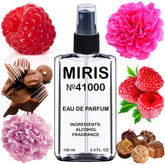 MIRIS No. 41000 bottle front view shows an elegant floral fruity scent for daily wear
