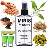 MIRIS No. 42061 bottle front view for a refined masculine fragrance