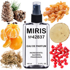 MIRIS No. 42837 bottle with spray cap, ideal for daily carry.