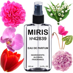 MIRIS No. 42839 Incandessence bottle shows a long-lasting floral-fruity scent for daily wear.