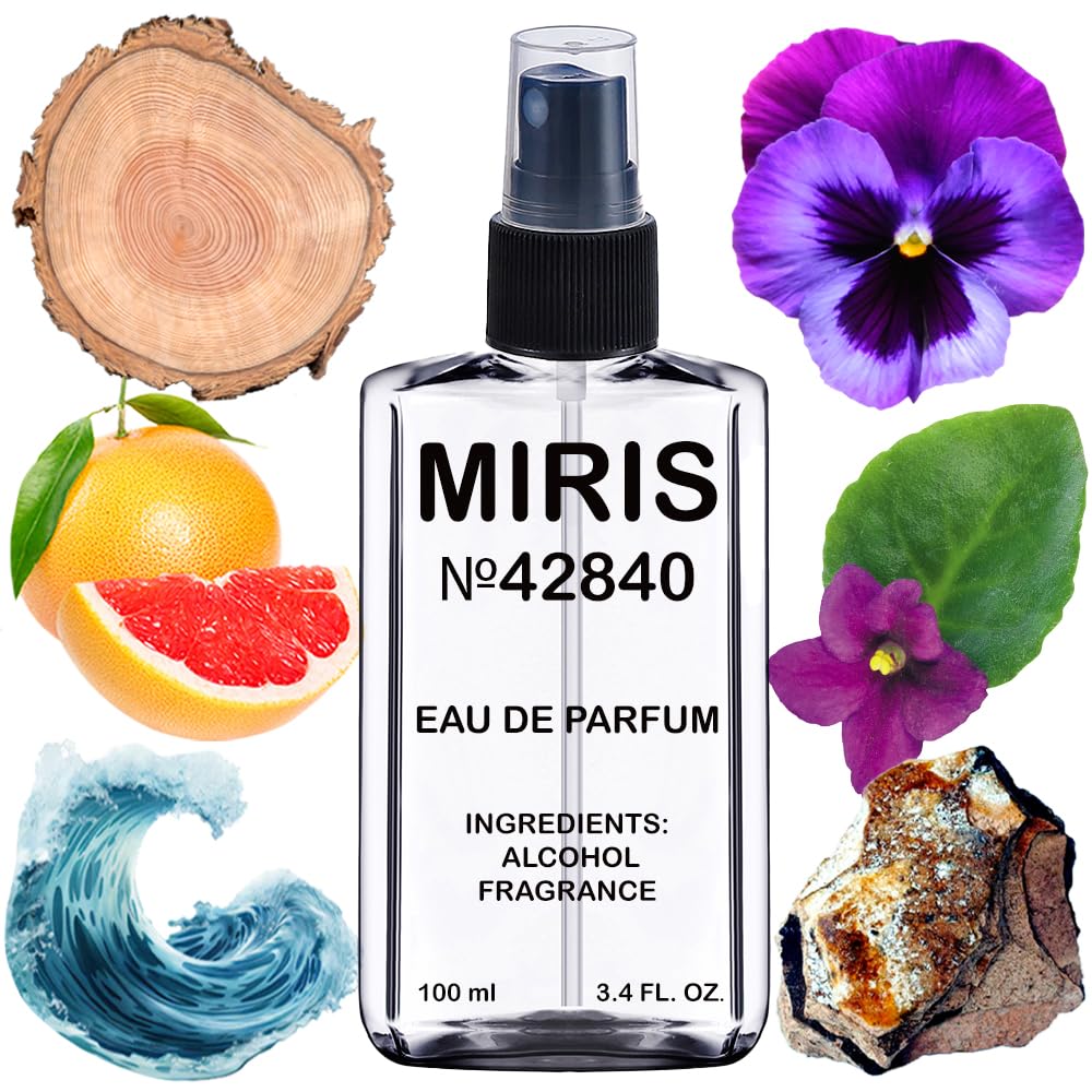 Miris No. 42840 spray bottle for daily wear with woody aquatic notes.