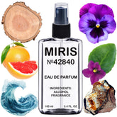 Miris No. 42840 spray bottle for daily wear with woody aquatic notes.