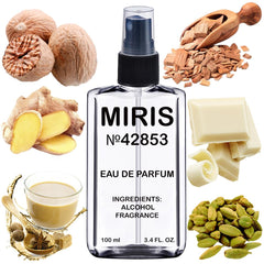 MIRIS No. 42853 omnia-inspired bottle closeup highlighting premium design for gifting