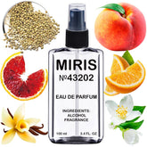 The MIRIS No. 43202 touch-of-pink bottle on vanity for daily wear.