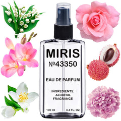 MIRIS No. 43350 bottle front view for daily use with sleek design