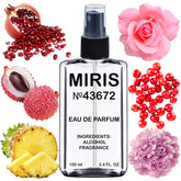 MIRIS No. 43672 bottle front, showcasing an elegant design and premium fragrance.